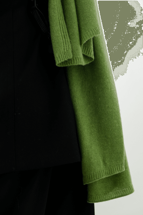 Knitted Scarf Green KN01